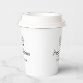 Rustikales Halloween-Party Simple Fall Pumpkin Pappbecher (Rechts)