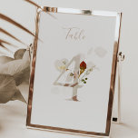 Rustikales handgeschriebenes Skript 4 Wedding Tischnummer<br><div class="desc">Ein elegantes 4-Blumen-Design für alle Jahreszeiten in verschiedenen Farbtönen von Creme,  Grün und Bordeaux,  mit handgeschriebenem Kalligrafiebeschreiben macht Ihren Hochzeitstisch zu einem absoluten Highlight. Ideal für Hochzeitsessen nach Partys,  Brautpartys und vielem mehr.</div>