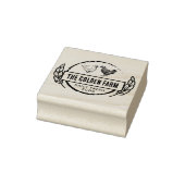 Rustikales, handgezogenes Hühnereier Gummistempel (Stempel)