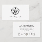 Rustikales Handwerk Visitenkarte (Vorne/Hinten)