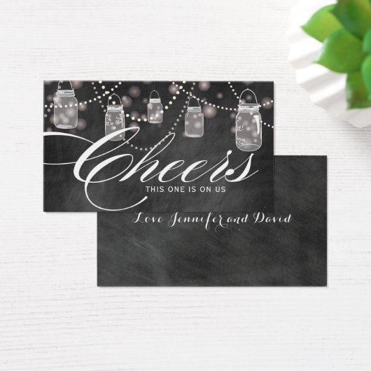 Rustikales Hängemason Jars Tickets - Pack mit 100 (Schreibtisch)