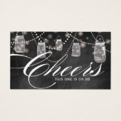 Rustikales Hängemason Jars Tickets - Pack mit 100 (Vorderseite)