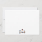 Rustikales Hanging Lanterns Brautparty Einladung (Rückseite)