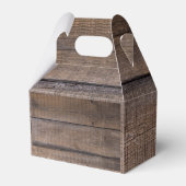 Rustikales Hangover Kit Party Geschenkschachtel (Rückseite)