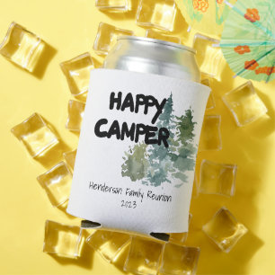 Rustikales Happy Camper Forest Family Wiedersehen Dosenkühler