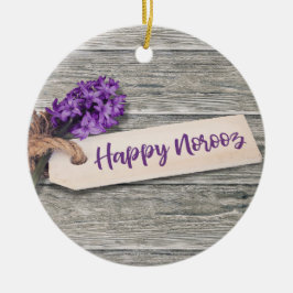 Rustikales Happy Noroz Hyacinth - Ornament