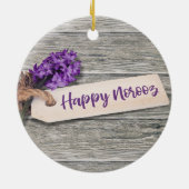 Rustikales Happy Noroz Hyacinth - Ornament (Hinten)