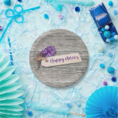 Rustikales Happy Noroz Hyacinth - Papierplatte Pappteller (Party)