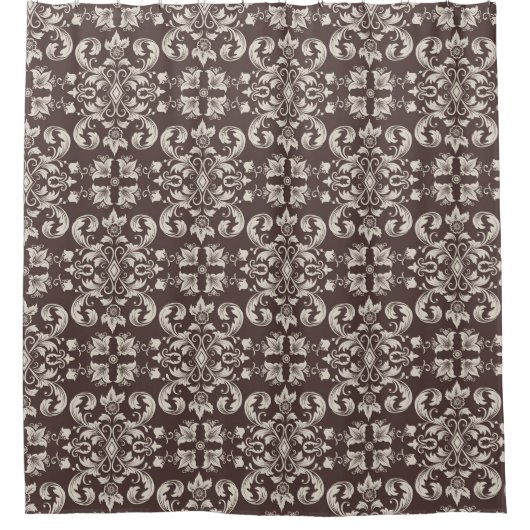 Rustikales Harmonie-Design Duschvorhang (Vorderseite)