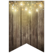 Rustikales Haus Erwärmung Party Mason Jar & Woodgr Wimpelkette (Zweite Fahne)