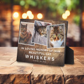 Rustikales Haustier Modernes Foto Collage Cat/Hund Fotoplatte