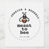 Rustikales Heilmittel für Hochzeitwein Weinetikett (Einzelnes Label)