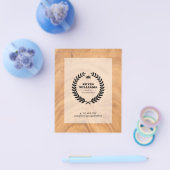 Rustikales hellbraunes Holz Flyer (Einzeln)