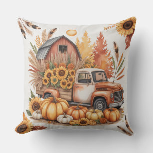 Rustikales Herbst-Dankfest-Farmhouse-Inspiriert Kissen