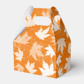 Rustikales Herbst-Herbstlaub-Muster Geschenkschachtel (Rückseite)