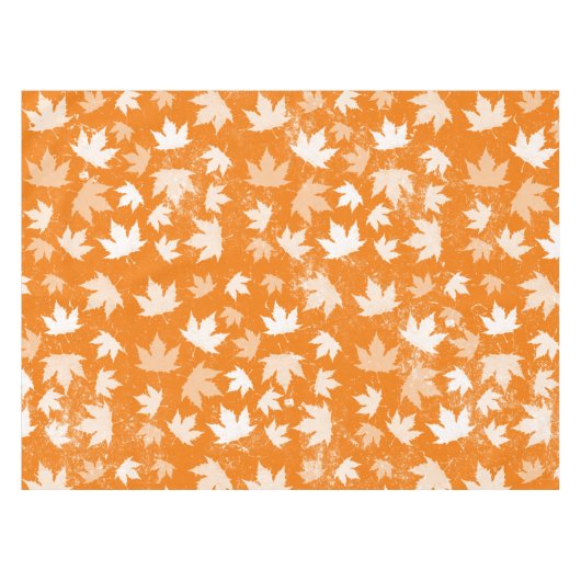 Rustikales Herbst-Herbstlaub-Muster Tischdecke (Vorderseite (Horizontal))
