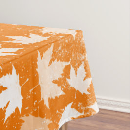 Rustikales Herbst-Herbstlaub-Muster Tischdecke