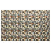 Rustikales Herbst-Quilmuster | Bauernhaus Patchwor Stoff (Fat Quarter (45,7 x 55,9 cm))