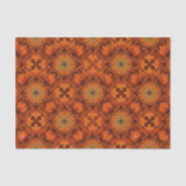 Rustikales Herbst-Web-Ahorn-Muster Seidenpapier (Vorderseite)