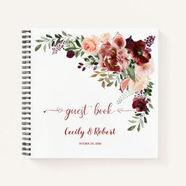 Rustikales Herbstbuch Boho Wedding Notizblock