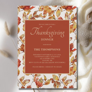 Rustikales Herbstessen lässt Erntedank essen Einladung