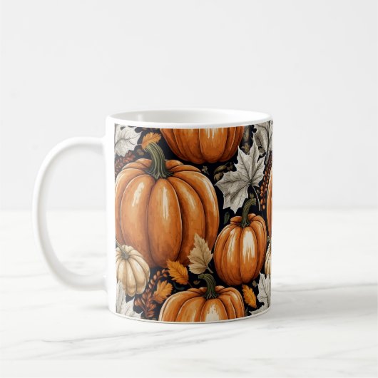 Rustikales Herbstfeuerwerk Kaffeetasse (Links)