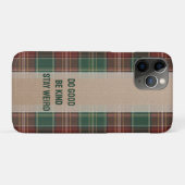 Rustikales Herbstkaromuster Case-Mate iPhone Hülle (Rückseite (Horizontal))