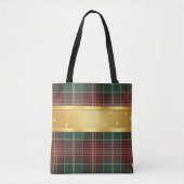 Rustikales Herbstkaromuster Tasche (Vorderseite)