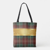 Rustikales Herbstkaromuster Tasche (Rückseite)