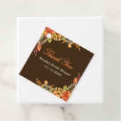 Rustikales Herbstlaub Brautparty Geschenkanhänger (Beispiel)