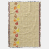 Rustikales Herbstleaves Blanket Decke (Vorderseite Vertikal)