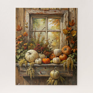 Rustikales Herbstpuzzle Puzzle