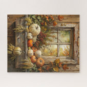 Rustikales Herbstpuzzle Puzzle (Horizontal)