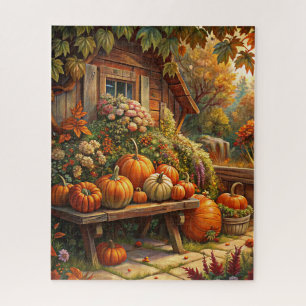 Rustikales Herbstpuzzle Puzzle