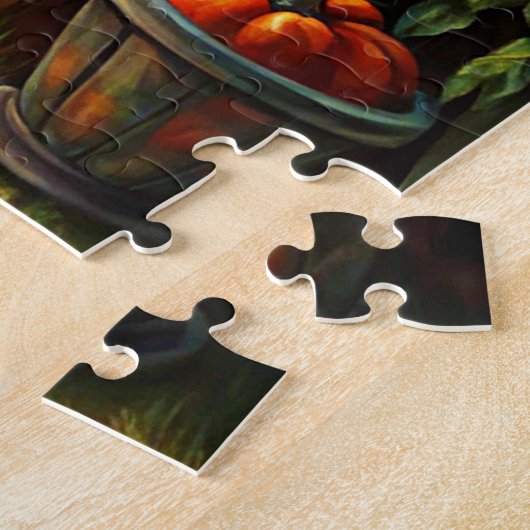 Rustikales Herbstpuzzle Puzzle (Seite)