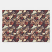 Rustikales Herz-Collage: Charmantes Foto-Muster Geschenkpapier Set (Vorderseite 2)