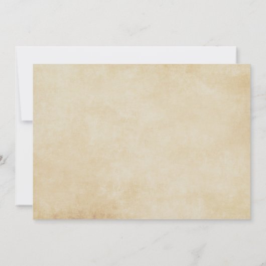 Rustikales Herz eine in den Einladung (Rückseite)