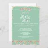 Rustikales Herz-Halbpension Post Hochzeit Einladun Einladung (Vorne/Hinten)