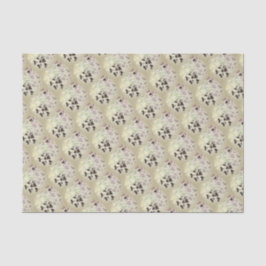 Rustikales Herz Seidenpapier