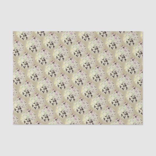 Rustikales Herz Seidenpapier (Vorderseite)