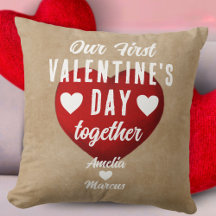 Rustikales Herz - unser erster Valentinstag