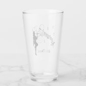 Rustikales High Step Tanzen Personalisiert Glas (Rückseite)