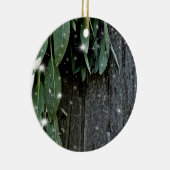 Rustikales Hinterhofholz und Salbei | Landcharakte Keramik Ornament (Rechts)