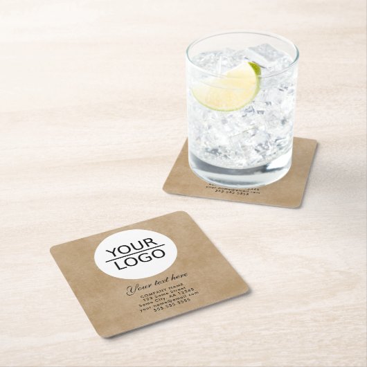 Rustikales Hinzufügen einer benutzerdefinierten Te Rechteckiger Pappuntersetzer (Vor Ort)