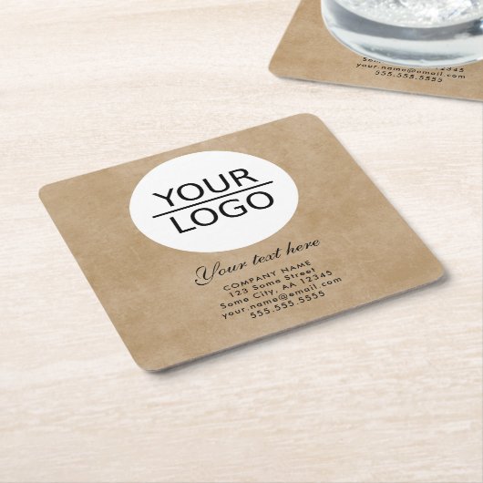 Rustikales Hinzufügen einer benutzerdefinierten Te Rechteckiger Pappuntersetzer (angewinkelt)