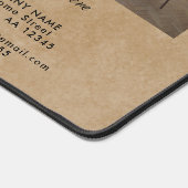 Rustikales Hinzufügen eines benutzerdefinierten Fo Schreibtischunterlage (Ecke)