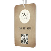 Rustikales Hinzufügen eines QR-Logos mit benutzerd Autolufterfrischer (Links)