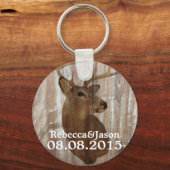 Rustikales Hirsch die Jagd ist über Gastgeschenk H Schlüsselanhänger (Vorderseite)