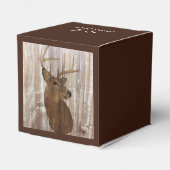 rustikales Hirsch die Jagd ist über Hochzeit Geschenkschachtel (Rückseite)