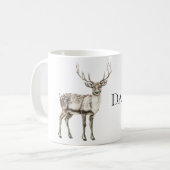 Rustikales Hirsch Kaffeetasse (Vorderseite Links)